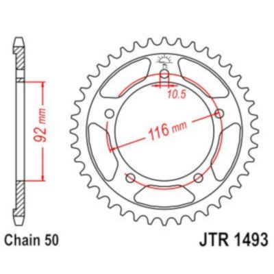Rozeta pro Kawasaki 25261CZ42